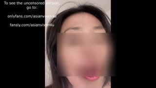 Gave myself a facial by squirting on my own face. Who wants to see me do this in a boy/girl video?
