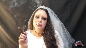 Lilli is a Cigar Smoking Bride  - SFL061
