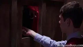 Teens Forbidden Confession Ignites Passionate Priest Roleplay – 18+