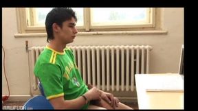 A student watches the anal lesson