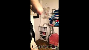Cdmichelle Trying on Different Outfits Then Starts Riding a Dildo While Jacking off