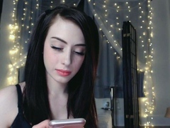Amateur Webcam Teen Flashes Masturbates