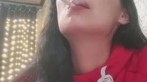 Smoking and dangling by Anna Sparkle