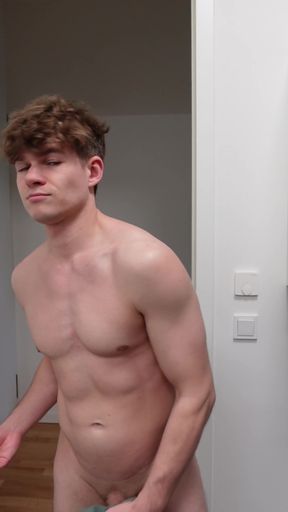 GRWM NUDE as a fit twink   Clip 1