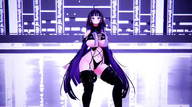 Thicc elf vtuber gushes to hentai MMD rule 34