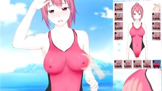 Feel up a Beauty Lifeguard [hentai Game] Fucking a Baywatcher inside 1