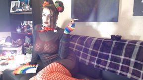 Dramatic smoking lesbian Milf