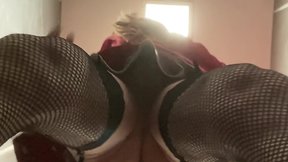 Returning from the outdoors.