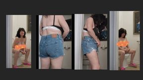 161 Lbs Taking A Desperate Pee Detoxing and Feeding You