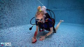 Underwater Scuba Foot Job
