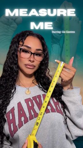 Measure My Giantess Body, Tiny One! Feet, Hands, & Long Legs