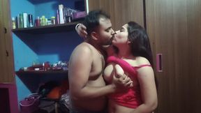Horny Indian Desi Girlfriend Kissing and Fucking Hard by Her Boyfriend