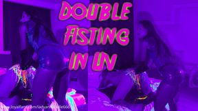 DOUBLE HARD **** IN LATEX AND UV 4K
