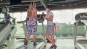 Colombian Gym MILF with Bubble Butt Craves Anal and Blowjob
