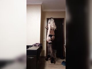 Crossdresser in a latex