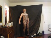 body stockin cock and balls rockin goes with heels like pbj & milk, like beer & pizza like tounge &