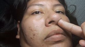 Nose Picking Moment Caught on Camera