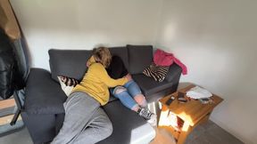 Unfaithful girlfriend offers birthday sex for cash while sucking tool and