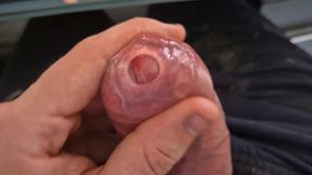 Big Uncut Daddy.. Tight Phimosis Foreskin Play, Precum Flood, and Cumplay