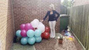 144 Balloons get popped