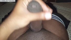 Watch! Real Man Big Cock Bulge  Deep Male Voice and Jerking off
