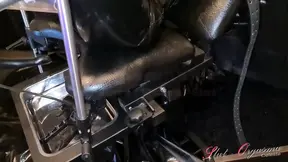 Slave slut-orgasma Celeste chains in cunt big canine and dildo fuck