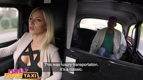 Blonde Beauty Fucks her lucky Passenger