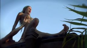 Hot Amazing Pussy Fuck in the Pool: a Slutty Blonde for a Big Hard Cock