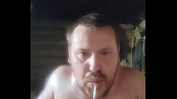 Cum in the mouth.cum on the face. a Russian guy from the village tries fresh sperm. a mouthful of cum from a Russian gay man.