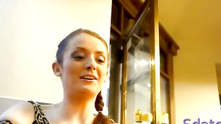 Slender HOTTIE Jessy Caresses & Fucks Her Way To A Sensual Orgasm