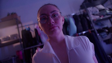 Lecherous girl pegging her male's and gets cumshot.