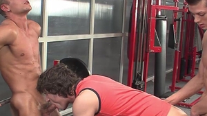 Gym Gaggle: Stone Subjugated and Swallowed by Sinewy Studs