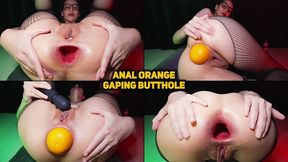 anal orange gaping butthole (hardcore, teen, gape, huge toy, doggystyle, all natural, girl next door, butt plug, glasses, fishnet, orgasm, destroyed asshole, farts, brunette, latin, close up, farting)