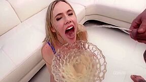 Bladder Bash Bukkake: Rebel Rhyder Takes Triple Anal Like A Wang-starved Demon While Guzzling Urine Like Its Screwing