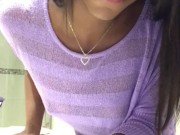 ASMR - Girlfriend Roleplay - See Through Shirt - EbonyLovers