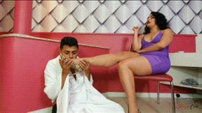 EXTREME FOOT GAGGING WITH MY WIDE FOOT - BY THAY FLORES - FULL VERSION FULL HD - KC PRODUCTIONS!!!
