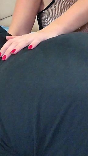 New Bisexual threesome. MMF. Wife Invites Bisexual Slave For Her Husband. Part 1. Ep 25222   Clip 1