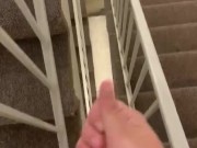 Delivery Stairwell Wank