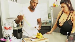 post-gym sofia rose craves rome major’s massive bbc!