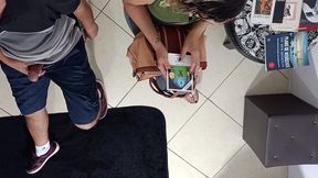 unexpected sex in the waiting room with a stranger.