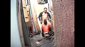 Amateur with Nymphomaniac Old Lady Fucked in Pussy and Mouth by Two Big Cocks