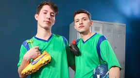 Teammates Jake Lotti &amp; Loick Gauthier Get Wild In The Locker Room After Sweaty Workout