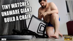 KingMarti: Tiny Watches Unaware Giant Build A Chair - Full HD 1080p - MOV