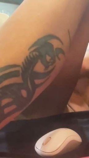 A hard cock gets a blowjob with rimming and ballsucking   Clip 1