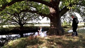 Pretty Laundress Eva Seduces by Shaking Her Butt and Gets Punished for It