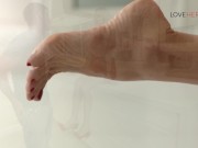 Loveherfeet Hot slutty milf tease with her feet get fucked hard by roommate