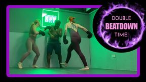 Boxing Goddesses: The KO Beating by Mel Fire and Princess Nikki (720 EN) - Female Boxing - Belly Punching - Mixboxing - Boxing - Beatdowns - Man Vs Woman - Strong Woman copy