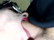 Chupa y me saca el chorro mira