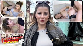 German gamer girl Mia Minou gets picked up for casting-fuck in Munich, a naughty&#x1F608; adventure!