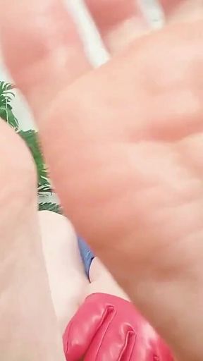 Foot Fetish Solo POV Video: Female Domination Sexy Blonde Mistress